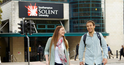 Besök på Southampton Solent University i Southampton